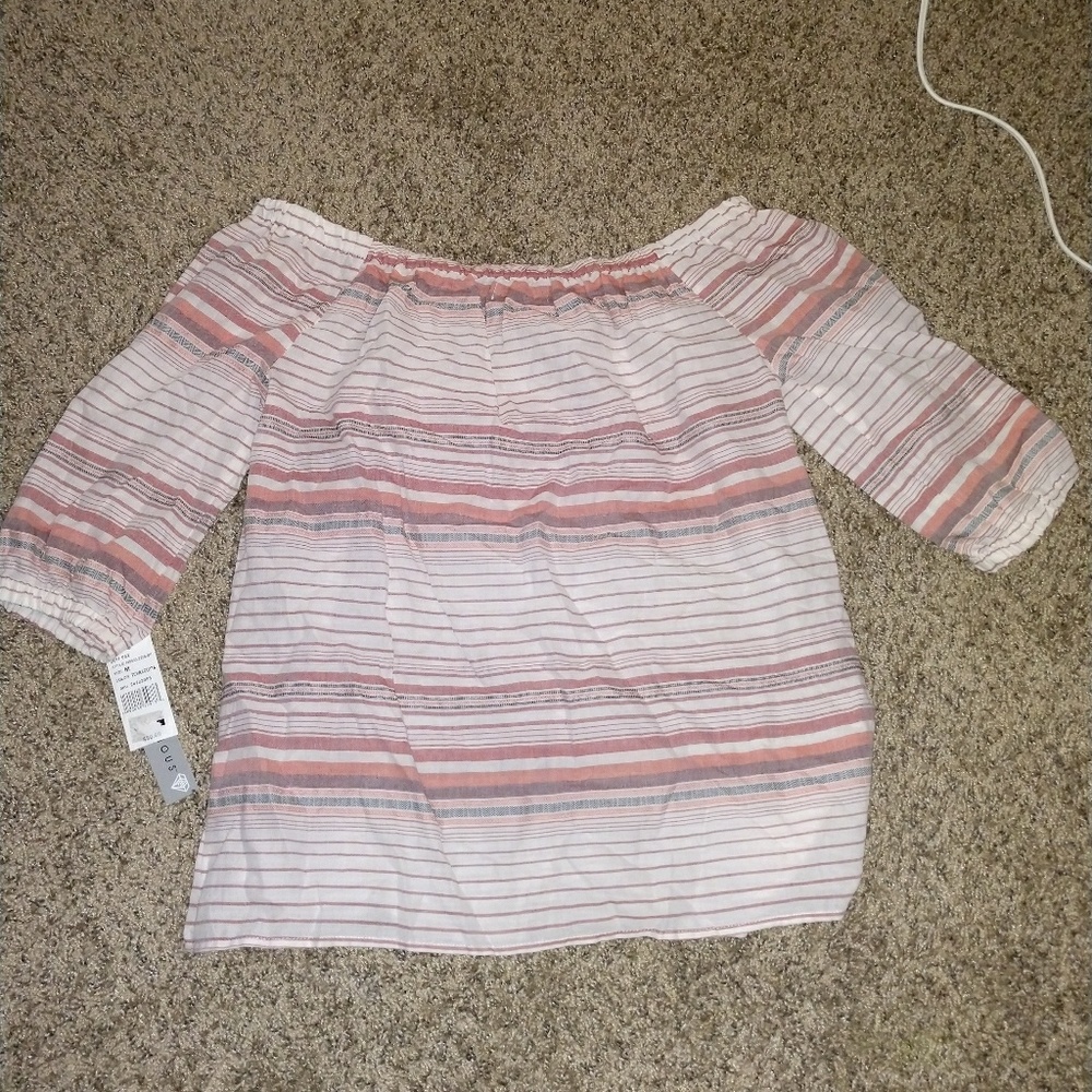 Off the shoulder blouse
